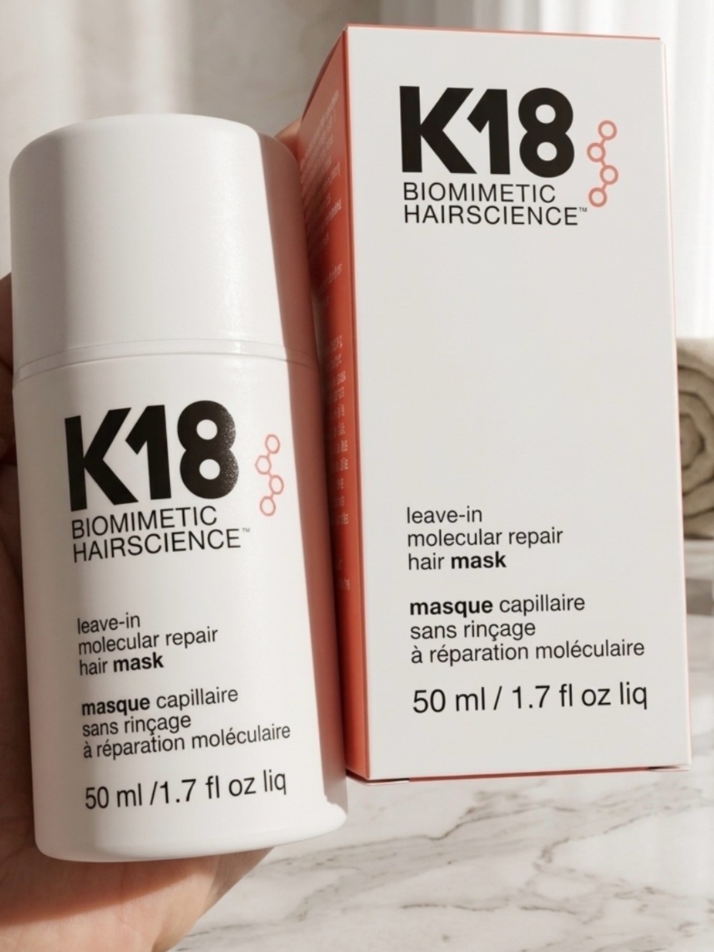K18 Leave-In Molecular Repair Hair Mask 1.7 NEW AMAZING